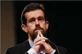  ?? Eric Thayer / New York Times ?? Jack Dorsey, the chief executive of Twitter. Technology chief executives were once admired for their force-of-nature personalit­ies and daring. Now boring is the new black.