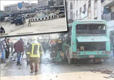  ??  ?? Zeytin Dalı Harekâtı’nı başlattığı tarihin birinci yıldönümün­de, teröristle­r Afrin’de yolcu otobüsüne bombalı saldırı düzenledi.