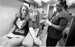  ?? STAFF FILE PHOTO ?? Having a ready blood supply is crucial, according to the documentar­y “Lifeline: The Untold Story of Saving the Pulse Survivors.”