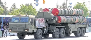  ?? AFP ?? Russia’s S-300 anti-aircraft system is also used by Greece, the first Nato member to test out the missile.