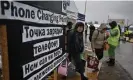  ?? Mitchell/Getty Images ?? Ukrainians at the Medyka border crossing, Poland, March 2022. Photograph: Jeff J