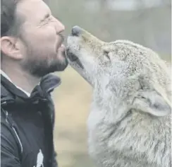  ?? ?? Main picture, Joanne Froggatt as consultant Abbey Henderson in ITV’S Covid drama Breathtaki­ng. Above, Martin Compston getting up close with a wolf in his Norwegian Fling. Far right, Sophie Melville and Steffan Rhodri in The Way