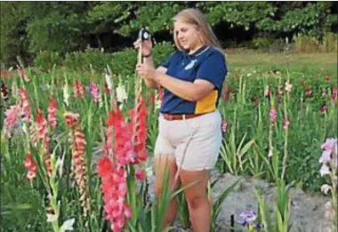  ?? SUBMITTED PHOTO ?? Megan Ruth Lamb from Hamilton has been selected as a finalist for the National FFA Proficienc­y Award in Agriscienc­e Research — Plant Systems