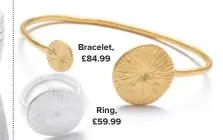  ??  ?? Bracelet, £84.99