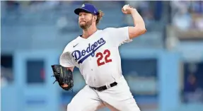  ?? GARY A. VASQUEZ/USA TODAY SPORTS ?? Clayton Kershaw made his big-league debut in 2008 and has been with the Dodgers since then.