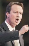  ??  ?? David Cameron