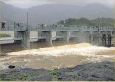  ?? BACHCHAN KUMAR ?? Dehrang dam’s storage capacity is 3.57 mcm.