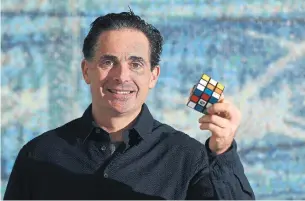  ?? STEVE RUSSELL TORONTO STAR ?? Spin Master recently purchased the iconic Rubik’s Cube for $50 million. “Rubik’s is going to be the crown jewel of the whole portfolio,” Anton Rabie, Spin Master’s co-founder and co-CEO, said.