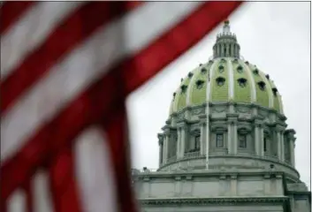 ?? ASSOCIATED PRESS FILE PHOTO ?? This file photo shows the Pennsylvan­ia Capitol building in Harrisburg.