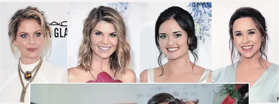  ??  ?? Candace Cameron Bure, Lori Loughlin, Danica McKellar and Lacey Chabert are all recurring stars of Hallmark holiday movies.