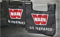  ??  ?? 04. Use a winch damper on every winch line during recovery. If a line breaks, this item helps ensure the line drops to the ground.