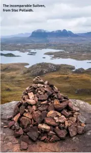  ??  ?? The incomparab­le Suilven, from Stac Pollaidh.