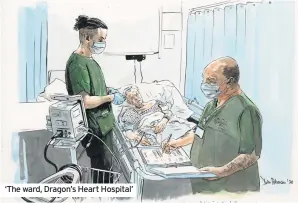  ??  ?? ‘The ward, Dragon’s Heart Hospital’