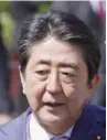  ??  ?? Shinzo Abe