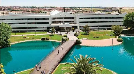  ?? ?? Campus de la Universida­d Europea en Villavicio­sa de Odón (Madrid).