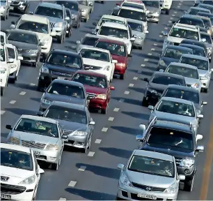  ?? File photo ?? The new project envisages increasing the smart traffic system coverage of the Dubai roads network from the present 11 per cent to 60 per cent. —