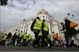  ?? (Photo Eric Ottino) ?? À Nice, une seule manifestat­ion à pied est prévue ce samedi.