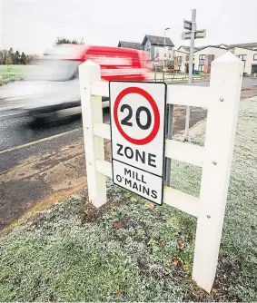  ??  ?? Residents claim the roads are being used as a rat-run.