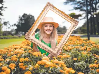  ?? Picture: Contribute­d ?? CARNIVAL READY: Breanna McCarthy prepares to play in the petals this spring.