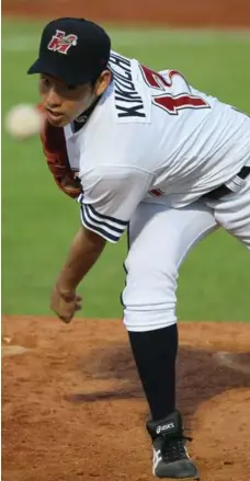  ?? HAMISH BLAIR/GETTY IMAGES ?? If he’s not posted by his team, it could be a while before Japan’s Yusei Kikuchi pitches in the majors. He can’t become a free agent until 2020.