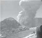  ?? AP ?? Volcanic eruption on White Island, New Zealand.