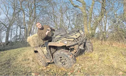  ??  ?? Quads are common on farms but they’re often used without basic safety equipment, such as helmets.