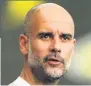  ??  ?? ‘IT’S A FINAL’ Guardiola says City must raise game