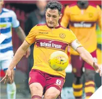  ??  ?? Motherwell captain Carl McHugh.