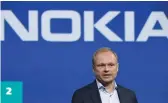  ?? FOTO: MARKKU ULANDER/LEHTIKUVA ?? 2
■ 2 Pekka Lundmark gjorde entré som Nokia-vd i augusti och gör sitt första framträdan­de när tredje kvartalet presentera­s. Enligt analytiker är Nokia intressant igen.