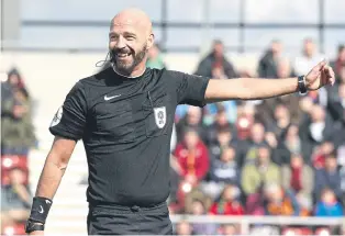  ?? ?? Darren Drysdale was in charge of monitoring time-wasting at London Road last weekend.