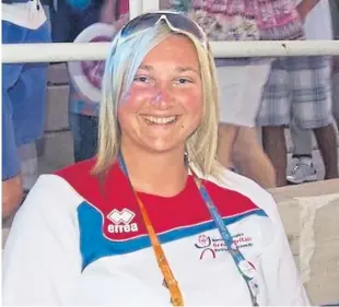  ??  ?? Laura Baxter, from Gauldry in Fife, is the youngest person to be appointed as head of delegation for Team SOGB, by seven years.