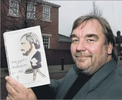  ?? MAN OF WORDS: PICTURE: CHRIS LAWTON ?? Steve Smith launches his book Muggers, Mobsters and Me at the town hall in Rotherham, once the courthouse.