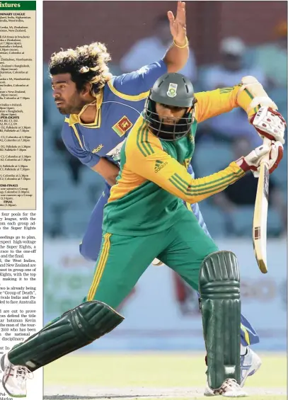  ?? PICTURES: GALLO IMAGES/GETTY IMAGES ?? SA’s superstar batsman Hashim Amla and Sri Lankan fast bowler Lasith Malinga will be looking to make an impact during the World Twenty20 tournament which starts today.