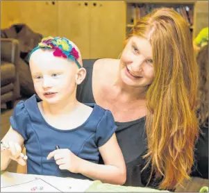  ?? CP PHOTO ?? Eight-year-old Marlow Ploughman of Shannonvil­le, Ont. and her mother Tanya Boehm are shown in a handout photo.