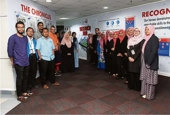  ??  ?? The team that oversees the Research Hub at Uniten.