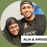  ??  ?? ALIA &amp; AMOUD