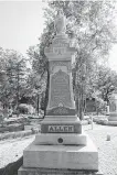  ?? Joe Holley / Staff ?? Charlotte Allen, known as the “Mother of Houston,” is buried in Glenwood Cemetery.