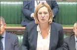  ??  ?? AMBER RUDD: Is going to France to discuss border controls.