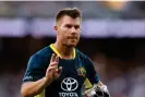  ?? Photograph: Richard Wainwright/EPA ?? David Warner will retire from internatio­nal cricket after the T20 World Cup.