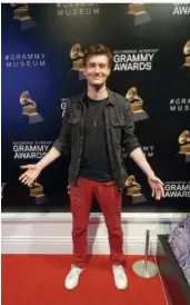  ?? FOTO: RIVINIUS ?? Dominik Rivinius genoss die Pre-Party zur Grammy-Verleihung in diesem Jahr.