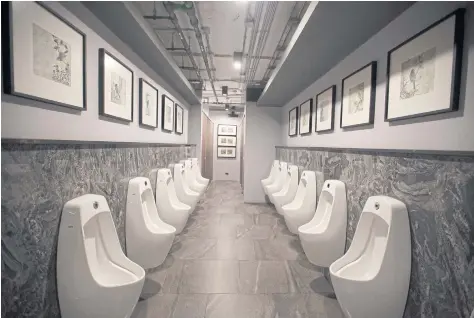  ??  ?? DOWN TO BUSINESS: Public toilets at LHONG 1919 has won an award from City Hall this year for hygienic toilets in the tourist attraction category