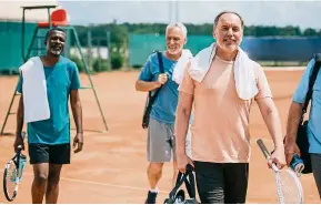  ?? — 123rf.com ?? Dehydratio­n did not reduce heat loss or increase body temperatur­e in older men during exercise, hence they experience­d greater strain on the heart as compared to younger men.