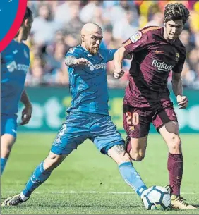  ?? FOTO: PERE PUNTÍ ?? Sergi Roberto tiene una cláusula de rescisión muy asequible