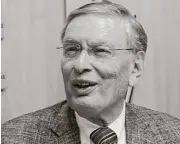  ?? Morry Gash / Associated Press ?? Former commission­er Bud Selig wasn’t a popular figure when he forced the Astros to leave the National League, but the move has worked out the way he envisioned.
