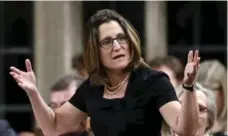  ?? CHRIS WATTIE/REUTERS FILE PHOTO ?? Federal Internatio­nal Trade Minister Chrystia Freeland has said she received assurances that a Canada-EU deal can be signed by this fall.