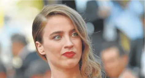  ?? // AFP ?? Adèle Haenel en la proyección de la película ‘La chica desconocid­a’