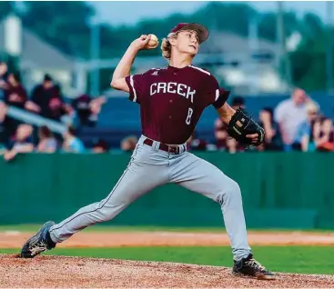  ?? Kim Christense­n / For the Chronicle ?? Clear Creek’s Brandon Bolt and the Wildcats are preparing for an extended postseason campaign.