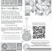  ?? /CORTESÍA ?? Concurso de composició­n "Prevención en una canción"