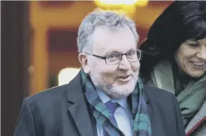  ??  ?? 0 David Mundell and, below, how The Scotsman reported the opening