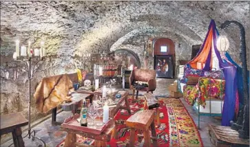  ?? Cote d’Az ur Sotheby ’s Internatio­nal Realty ?? DEPP INSTALLED a wine-tasting cave that looks like a set from the “Pirates of the Caribbean” film series.